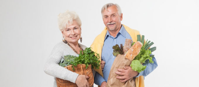 葉酸を多く摂取する老夫婦